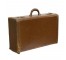 SUITCASE-Hard Side Brown Leather