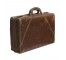 VINTAGE LUGGAGE-Brown W/Initials "HWB"