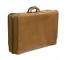 VINTAGE BROWN LEATHER SUITCASE