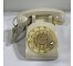 VINTAGE PHONE-Off White Office Rotary