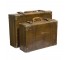 VINTAGE SUITCASE-Large Light Brown Suitcase