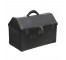 VINTAGE CAT CARRIER-Black Leather