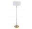 FLOOR LAMP-Contemporary Matte White & Gold