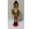 HOLIDAY NUTCRACKER-Gold Rhinestone W/White Hair & Beard