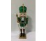 HOLIDAY NUTCRACKER-Green Rhinestone W/White Pants