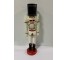 HOLIDAY NUTCRACKER-Black Top Hat, White Outfit, & Gold Epaulettes