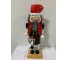 HOLIDAY NUTCRACKER- W/Santa Hat, Paint Brushes, & Glasses