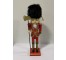 HOLIDAY NUTCRACKER-Soldier W/High Black Fur Hat & Red Bejeweled Uniform