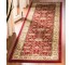 RUNNER-(2'3"x10')Traditional Runner In Red & Cream Floral