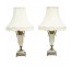 TABLE LAMP-Brass & Marble Urn w/Fittings