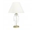 TABLE LAMP-Cut Glass w/Gold Base