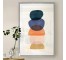 PRINT-Abstract Stacked Colorful Objects II