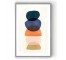 PRINT-Abstract Stacked Colorful Objects II