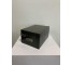 FILE BOX-Gray Metal Table Top File Box