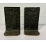 BOOKEND-Cast Iron Pilgrim Couple (Pair)