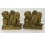 BOOKEND-Brass Sleeping Jester (Pair)