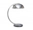 DESK LAMP-Chrome W/Arched Frame, Dome Shade, & Marble Base