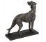 DOG STATUE-W/Aged Gold Finish