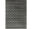 RUG(7'10" x 10')-Modern Black Scales on White Background