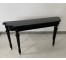 Console Table-Black Lacquer W/Turned Leg