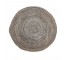 RUG-(8'Round)Blue/White/Sisel Braided Rings