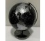 GLOBE-Black & Silver Light Up Globe