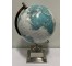 GLOBE-Blue w/Chrome Square Meridian Ring & Base