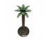 CANDLESTICK-Metal Palm Tree (12"H)