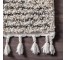 RUG(6'7"x9')-Moroccan Boho/Chic Aztec Lined Tassel Shag