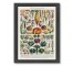 FRAMED PRINT-Legumes Et Plantes Potageres W/Black Frame