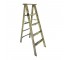 LADDER-Distressed Yellow Wooden A-Frame