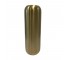 VASE-Brass Cylinder w/Curved Ends