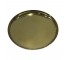 CANDLE HOLDER-Medium Shiny Brass Dish