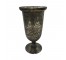 VASE-Tall Silver Mercury Urn