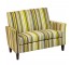 LOVESEAT-Multi Colored Stripe (Green)