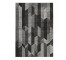 RUG(6'6"x 9'6")Modern Gray & Black