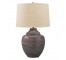 TABLE LAMP-Metal W/Knob Texture