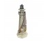 STATUE-Whitewash Lighthouse w/Netting