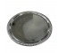 SERVING TRAY-14"D Round Chrome w/Roped Edges & Engraving