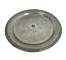 CAKE STAND-CHROME W/ROPE EDGE