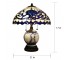 TABLE LAMP-Tiffany Inspirted Stained Glass W/Bronze Finish Base