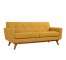 SOFA-MCM Buttercup W/Maple Base