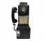 PAYPHONE-Vintage Black "Automatic Electric" Rotary Dial Payphone