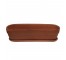 PLANTER-Rectangular Rounded Edge Terra Cotta Planter w/Saucer