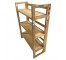 SHELF-(3) Tier Cut Out Shelving Unit