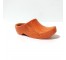 FIGURINE-Orange Ceramic Dutch Shoe