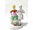 FIGURINE-Porcelain Victorian Man & Woman Walking Hand in Hand