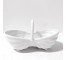 FIGURINE-White Porcelain Basket