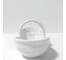 FIGURINE-White Porcelain Basket