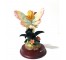 FIGURINE-Fairy on Rock w/Rainbow Colored Wings